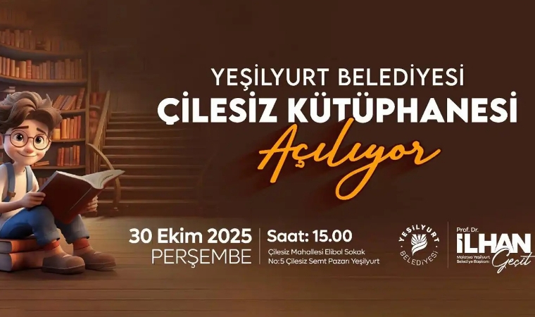 Yeşilyurt’a Yeni Bir Bilgi Merkezi: Çilesiz Kütüphanesi Açılıyor