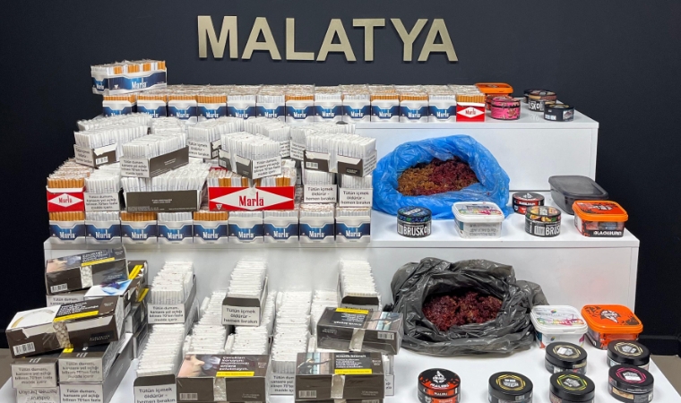 Malatya Emniyetinden Kış Temizliği: Piyasaya Sürülmek Üzere Olan On Binlerce Kaçak Ürüne El Konuldu!