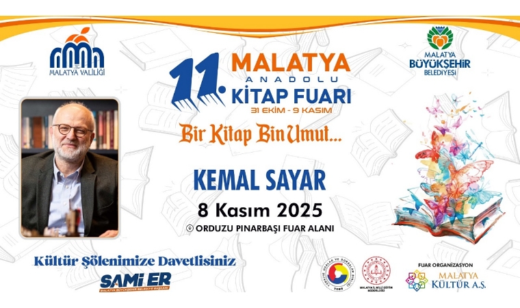 Prof. Dr. Kemal Sayar, Malatya Anadolu Kitap Fuarı’nda Kitapseverlerle Buluşuyor!