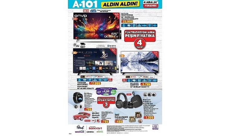 A101'den Yeni Nesil Görüntü ve Mobilite Ürünlerinde Büyük Fırsat!