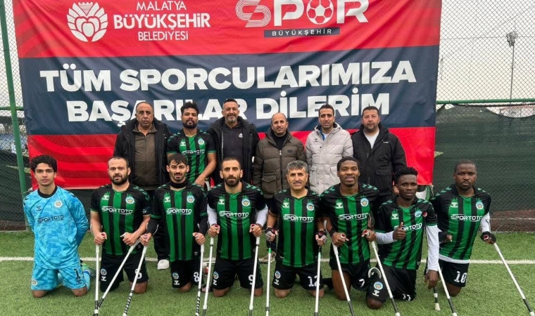 Malatya Ampute Futbol Takımı İzmir Deplasmanından Zaferle Döndü