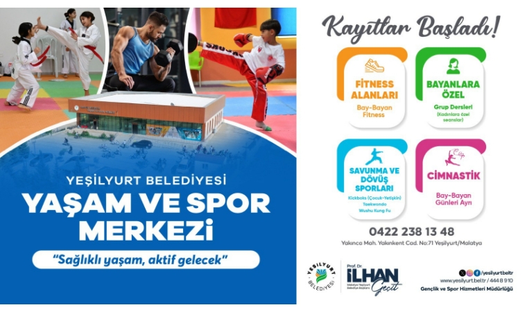 Savunma Sporlarından Cimnastiğe Kadar Zengin Branş Çeşitliliği Sizleri Bekliyor