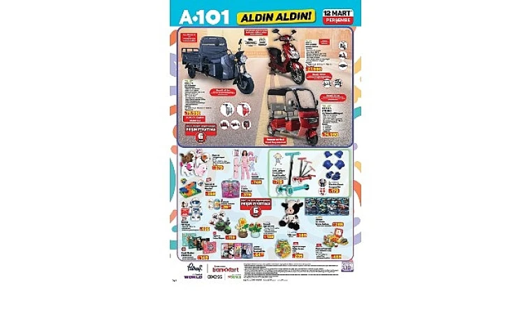 12 Mart’ta A101’de Mobilite Ürünleri... Ev Ekonomisine Destek Olacak Fırsat Ürünleri Satışa Sunuluyor