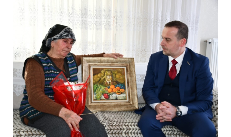 MAGİNDER Başkanı Karademir Şehit Yarbay Songül Yakut'un Annesini Unutmadı