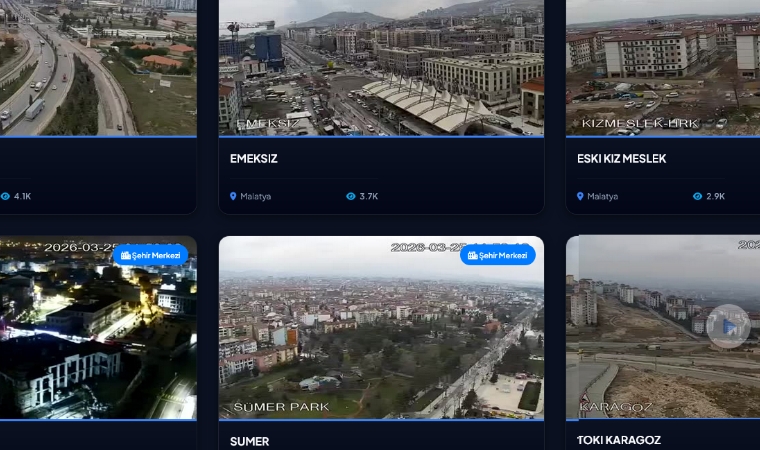 Malatya Büyükşehir Belediyesi Şehri 7 Gün 24 Saat Canlı Yayına Açtı