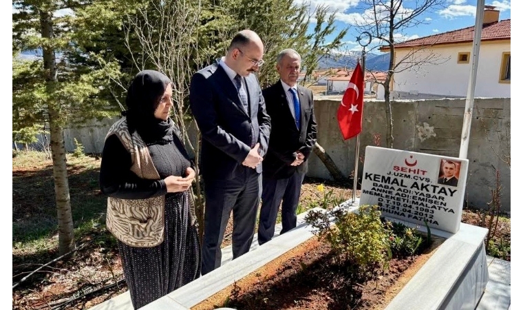 Kaymakam Sungur Şehit Kemal Aktay’ın Ailesini Yalnız Bırakmadı