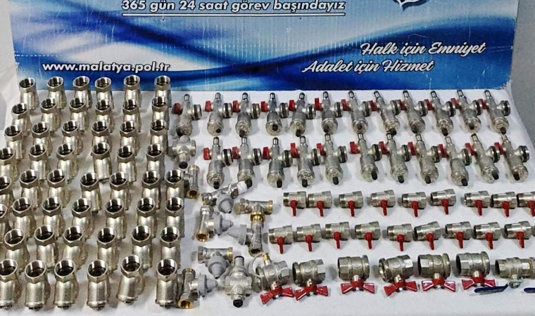 Battalgazi İlçesinde Şantiyeye Dadanan Tesisat Hırsızı Kıskıvrak Yakalandı