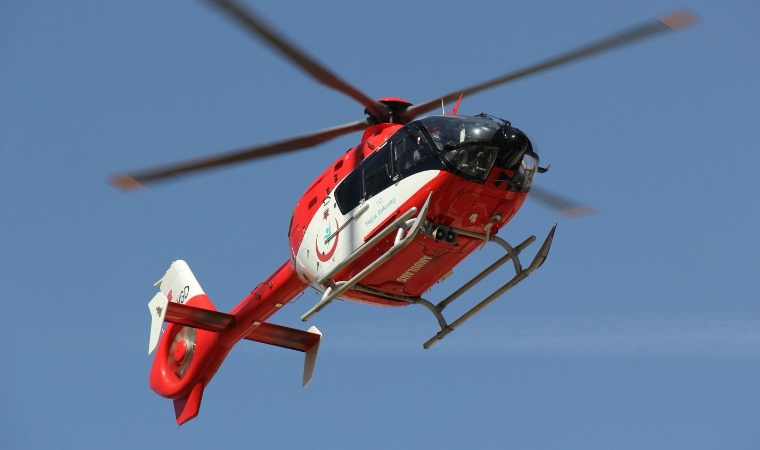 Solunum Yetmezliği Yaşayan Yaşlı Hasta Hava Ambulansıyla Malatya'ya Nakledildi