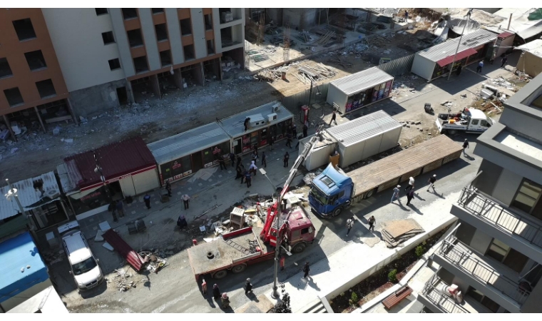 Akpınar Bölgesinde Yaklaşık Yüz Konteyner Sökülerek Temizlik Çalışması Başlatıldı