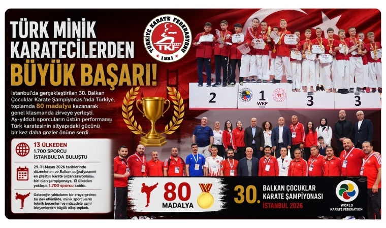 Türk Karateciler İstanbul'da Düzenlenen Balkan Şampiyonası'nda Zirveye Yerleşti