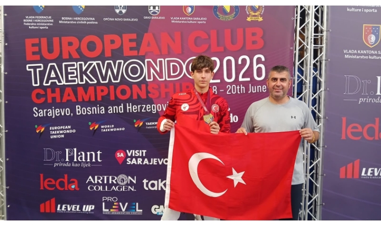 Cevat Çobanlı Ortaokulu Spor Kulübü Sporcusu Yakup Bayındır Bosna Hersek'te Altın Madalya Kazandı