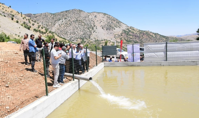 Meşedibi Sakinlerinin On Yıllardır Beklediği Sulama Projesi Hizmete Açıldı