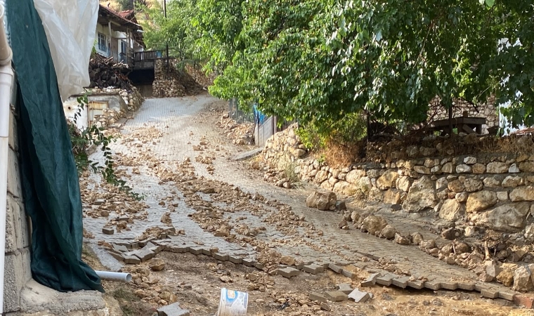 Hekimhan’da Dereler Taştı! Kayısı Sergileri Sular Altında Kaldı
