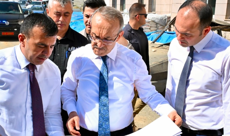 Malatya Valisi Seddar Yavuz Pütürge'de Devam Eden Projeleri Yerinde İnceledi