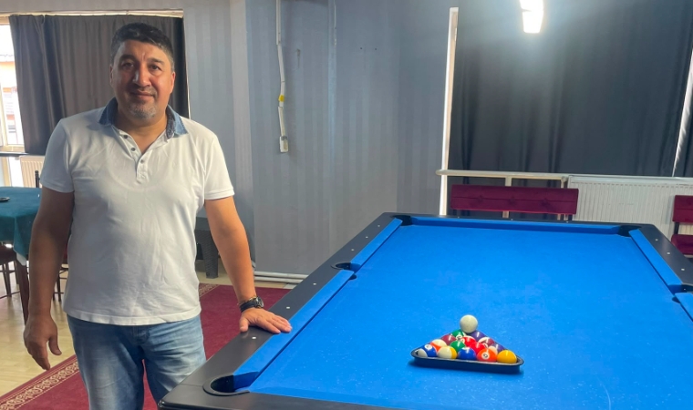 Milli Bilardocu Erkan Aktı Malatya'da Sosyal Yaşamı Canlandırmak İçin Salon Açtı