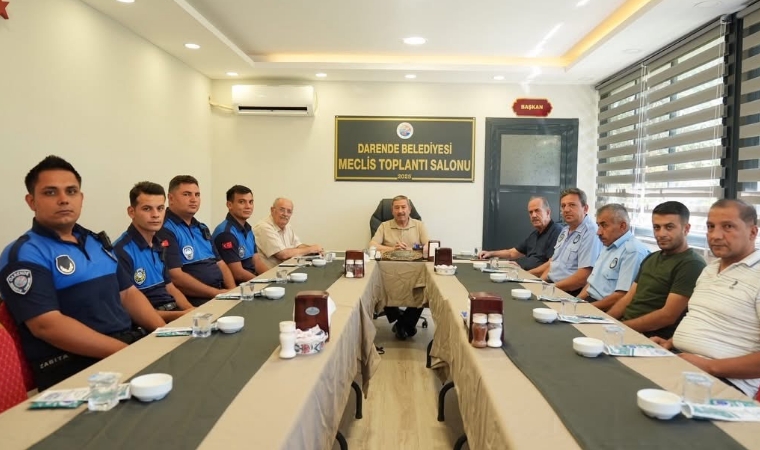 Darende’de Zabıta Haftası’nda Emekleri Unutulmadı
