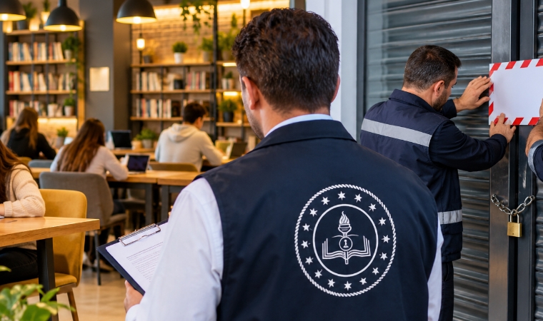 Kütüphane ve Kafe Adı Altında Eğitim Veren Yerler Kapatılacak