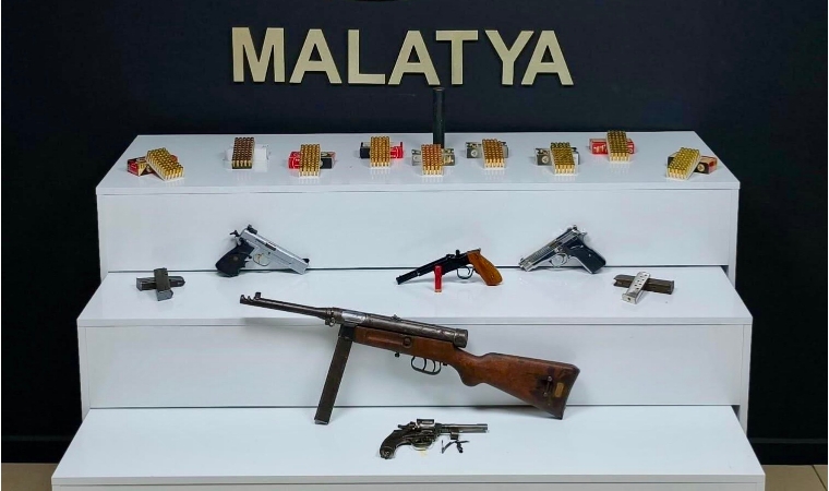 Malatya Emniyetinden Silah Tacirlerine Darbe Vuruldu: Üç Gözaltı Var
