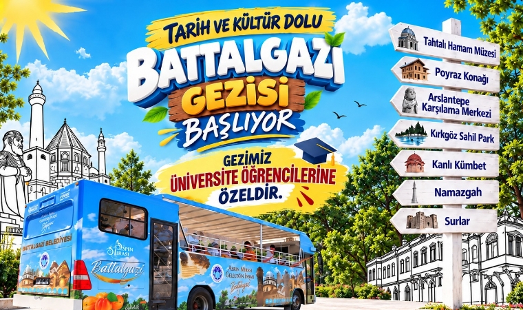 Üniversiteliler İçin Tarih ve Kültür Dolu Battalgazi Gezisi Başlıyor