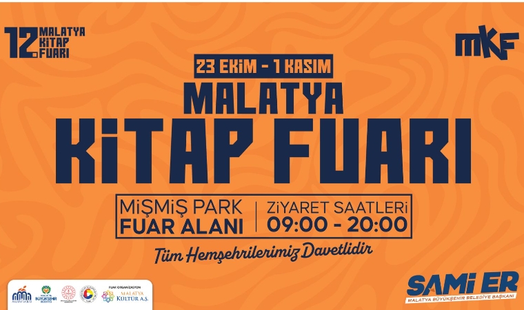 Malatya'da Kitap Fuarı Başlıyor: Yüzlerce Yazar Okurlarla Buluşacak