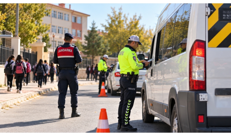 Malatya'da Kurallara Uymayan 58 Okul Servisine Ceza Yağdı