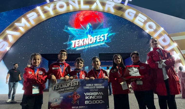 Malatyalı İlkokul Öğrencileri Teknofest Yarışmasında Türkiye İkincisi Oldu
