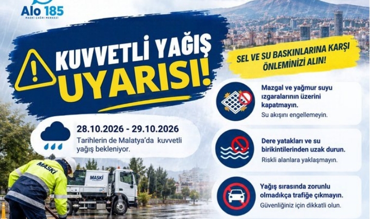 MASKİ Acil Koduyla Duyurdu! Sağanak Yağış Şehri Vurmaya Hazırlanıyor, Önleminizi Alın!
