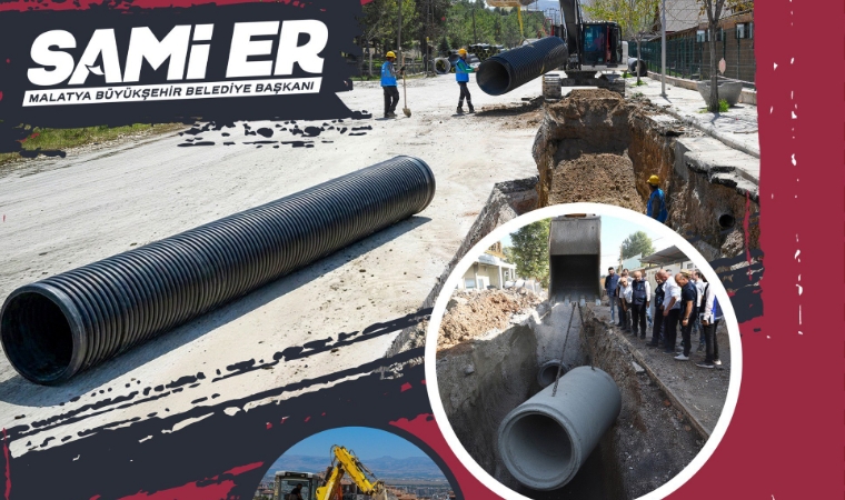 MASKİ Battalgazi'de 830 Milyon Liralık Altyapı Yatırımını Sürdürüyor