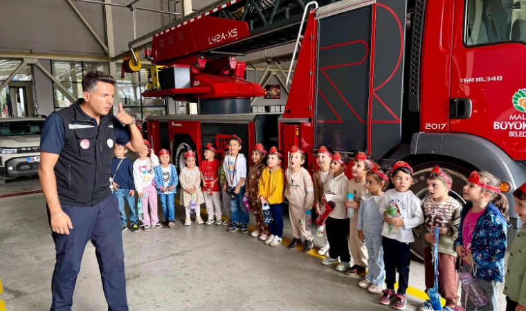Minik Öğrenciler Yangın Güvenliğini İtfaiye Personelinden Öğrendi