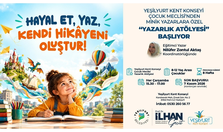 Sekiz Haftalık Eğitim Maratonu Başlıyor! Minik Eller Kendi Hikayelerini Yazacak