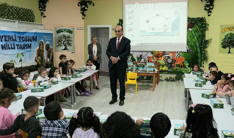 Yeşilyurt'ta Anaokulu Öğrencilerine Yerli Tohum ve Tarımsal Üretim Bilinci Aşılanıyor
