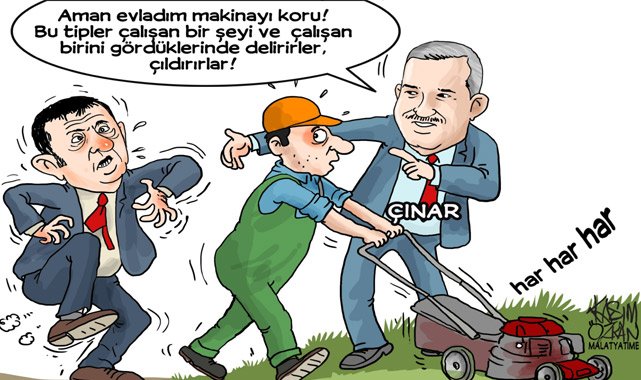 Anasının acısını unutmuş, Çınar'a yükleniyor