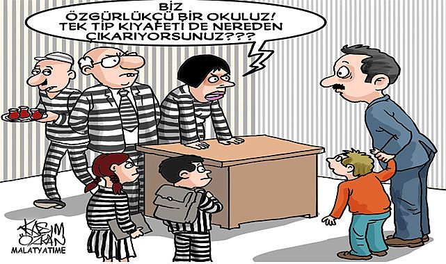 Eğitimi boş ver!.. Elbiseye dikkat!..