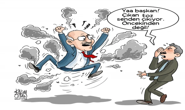 Enkazın içinde olmayan biri, nasıl bu kadar toz kaldırıyor?