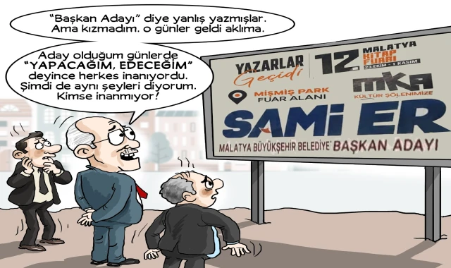 Sami Er Başkan Olamamış... Afişten Öğrendik!