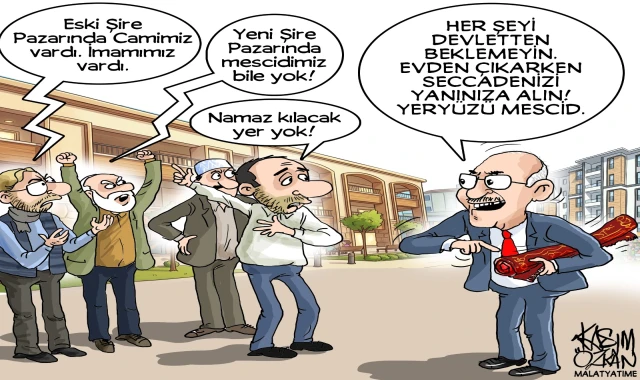 ŞİRE PAZARI VAR… BİR SECCADE YOK!