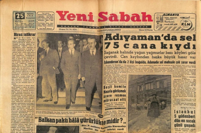 27 AĞUSTOS 1956: UNUTULAN BÜYÜK YARPUZLU YAYLA SEL FELAKETİ