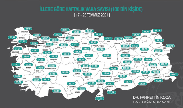 Kentteki vaka sayısında korkutan artış!