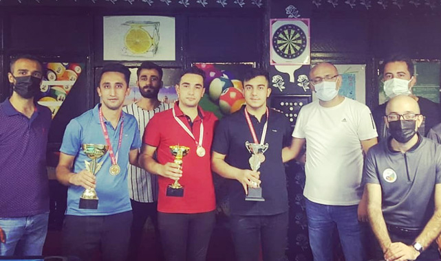 Bilardo il birinciliği müsabakaları tamam!
