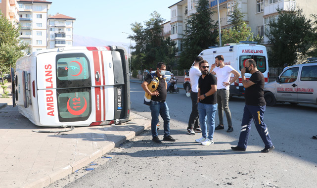 Hasta almaya giderken kaza yaptı