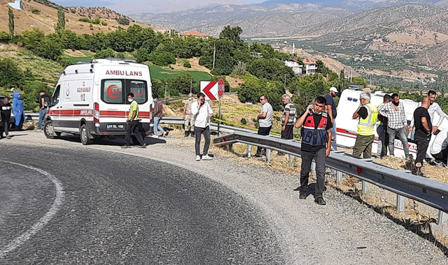 Pütürge'de feci kaza!
