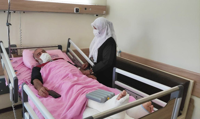 Hasta hava ambulansıyla hayata tutundu