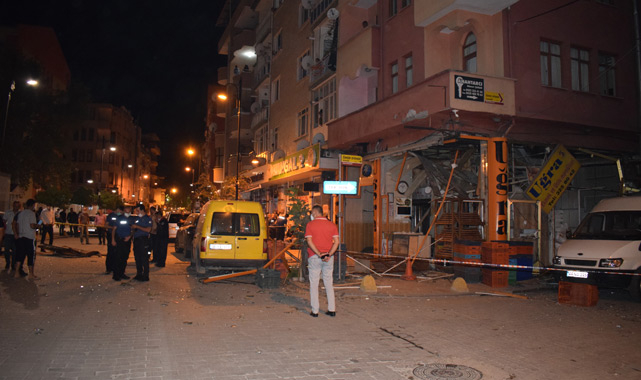 Ortalığı savaş alanına döndüren patlama!