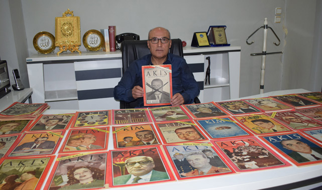 Babasının arşivinden çıkan 60 yıllık dergiler oğluna emanet!