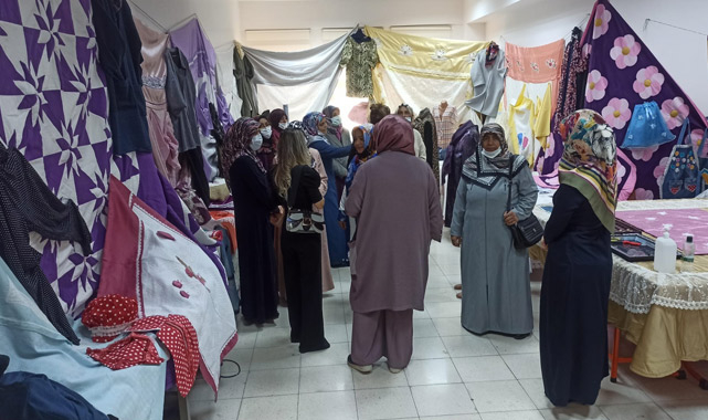 El emeği göz nuru eserler sergilendi