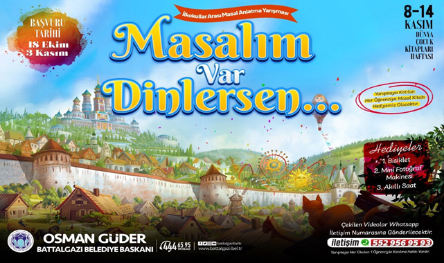 Ödüllü masal anlatma yarışması
