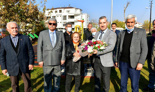 Çınar: “218’nci parkımızı Samanlı Mahallemizde hizmete sunduk”