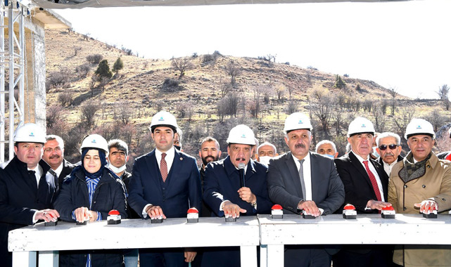 Doğanşehir atık su arıtma tesisinin temeli atıldı