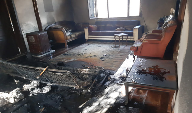 Malatya'da sobayı yakmak isteyen kadın neredeyse canından oluyordu