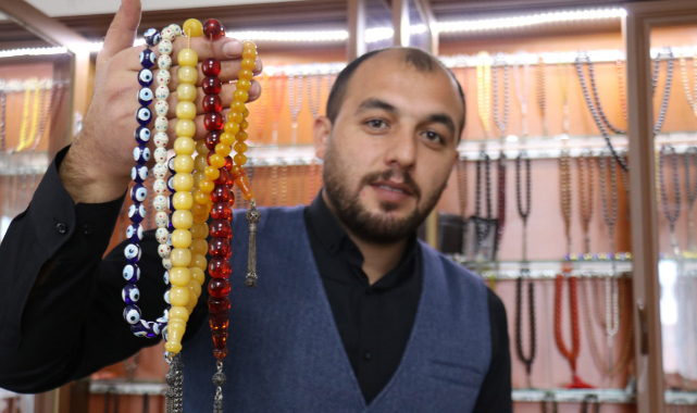 Baba mirası: 1 TL'lik tespih de var 10 bin TL'lik tespih de